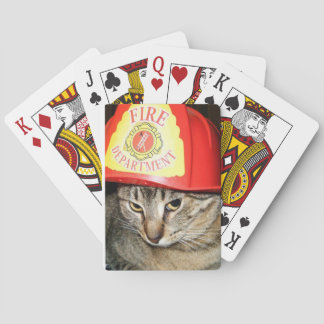 Feuer-Katze Spielkarten