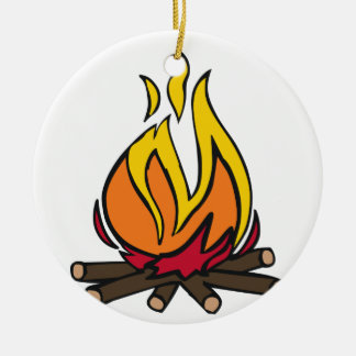 Feuer Keramik Ornament