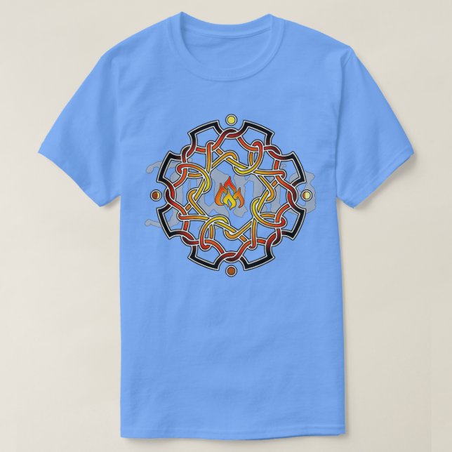 Feuer Knot v2 T-Shirt (Design vorne)