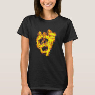 Feuer Koch Flamme Kochen Koch Koch T-Shirt