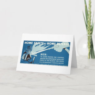 Feuer-Kontrollen-Sicherheit NYC 1942 WPA Karte