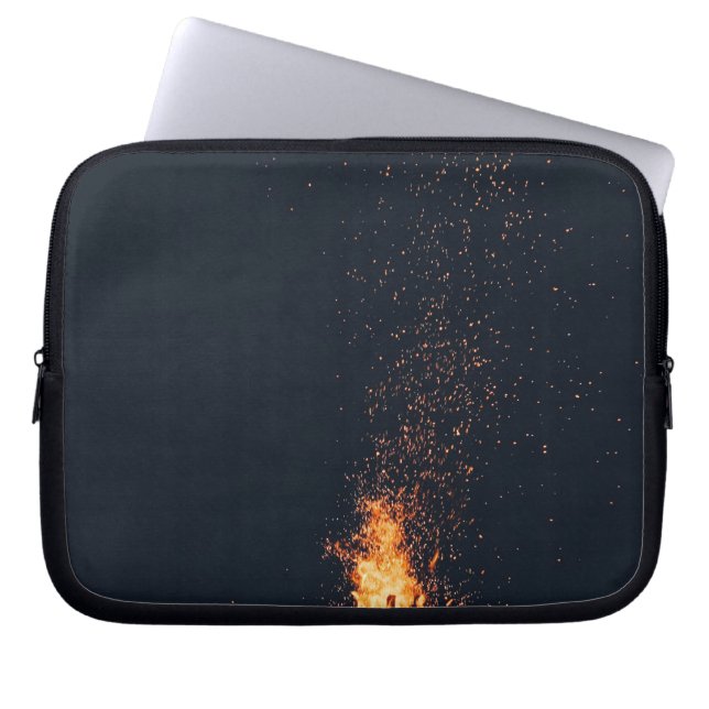 Feuer Laptopschutzhülle (Vorderseite)