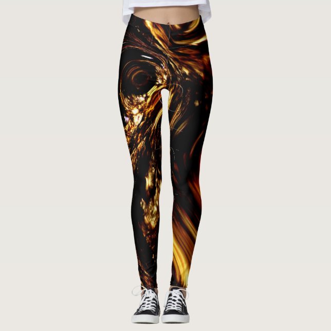 Feuer Leggings (Vorderseite)