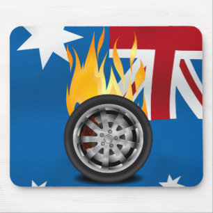 Feuer, Legierung - Australien Mousepad