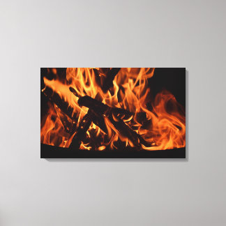 Feuer Leinwanddruck
