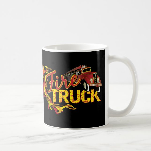 Feuer LKW Tasse (Rechts)
