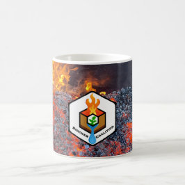 Feuer macht Biochar-Tasse Kaffeetasse