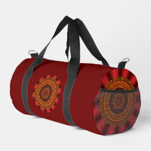 Feuer-Mandala Duffle Bag