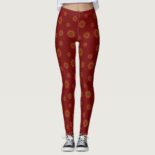 Feuer Mandala Leggings