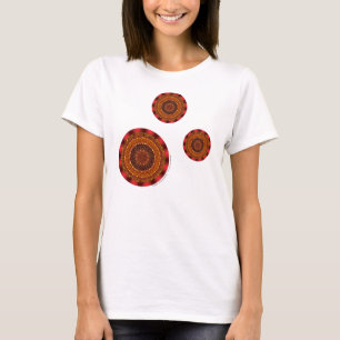 Feuer-Mandala-Shirt T-Shirt