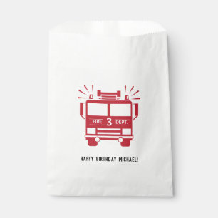 Feuer-Motor-Gastgeschenk-Tasche des Feuer-LKW- Geschenktütchen