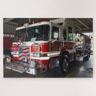 Feuer-Motor-LKW-Puzzle Puzzle
