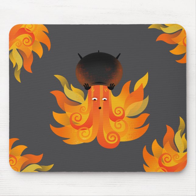 Feuer Mousepad (Vorne)