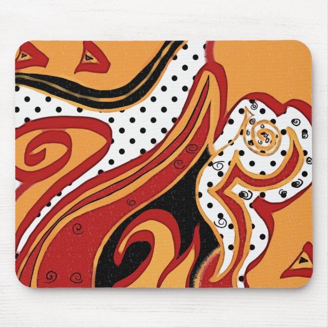 Feuer Mousepad (Vorne)