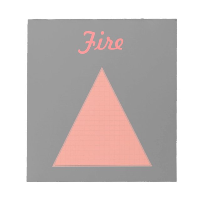 Feuer Notizblock (Vorderseite)