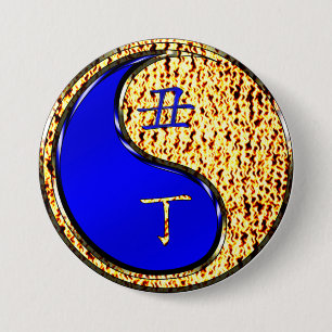 Feuer Ochse Button