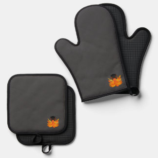 Feuer ofenhandschuh & Topflappen-Set