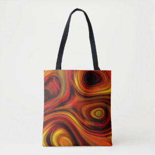 Feuer oranges und gelbes Muster