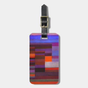 Feuer Pauls Klee im Abends-Gepäck-Umbau Gepäckanhänger