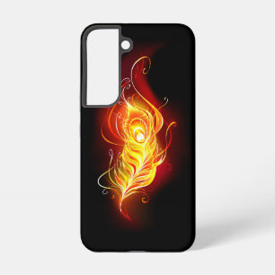 Feuer-Pfauenfeder Samsung Galaxy Hülle