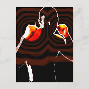Feuer. Postkarte