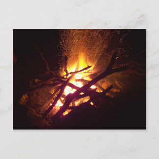 Feuer Postkarte