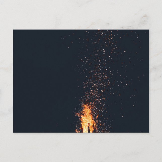 Feuer Postkarte (Vorderseite)