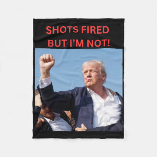Feuer! Präsident Trump Fleecedecke