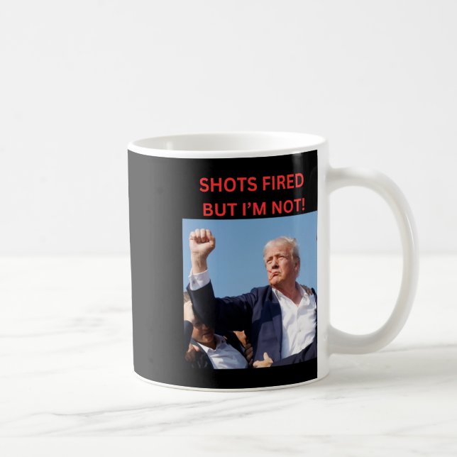 Feuer! Präsident Trump Kaffeetasse (Rechts)