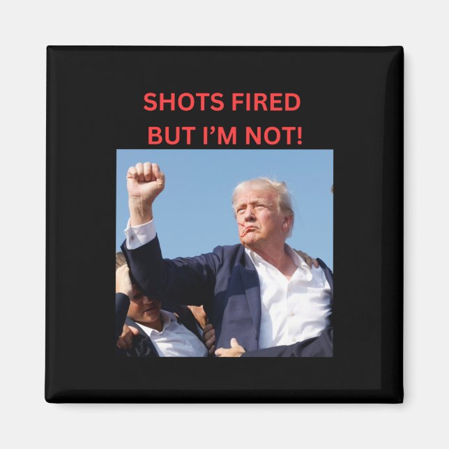 Feuer! Präsident Trump Magnet (Vorne)