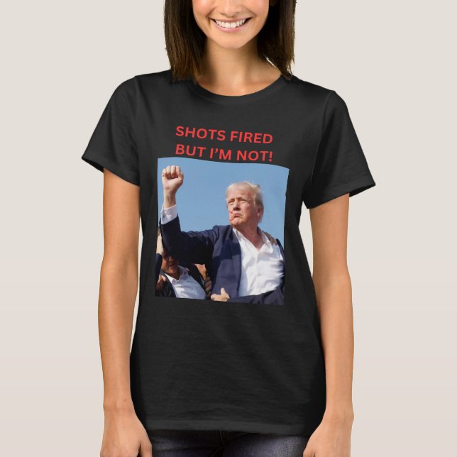 Feuer! Präsident Trump T-Shirt (Vorderseite)
