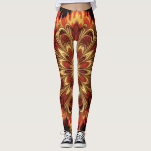 Feuer Rad  Leggings