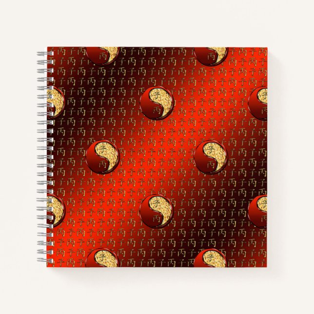 Feuer-Ratte Notizbuch (Vorderseite)