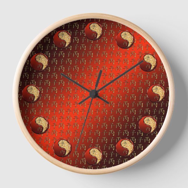 Feuer Ratte Uhr (Vorderseite)