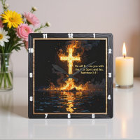 Feuer Rauch Kreuz Taufe Geist Matthäus 3:11