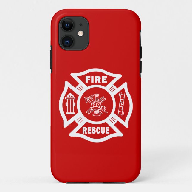 Feuer-Rettung Case-Mate iPhone Hülle (Rückseite)