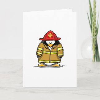 Feuer-Rettungs-Pinguin Karte