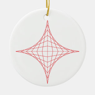 Feuer (rot) keramik ornament