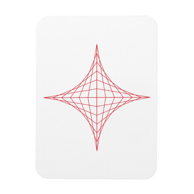 Feuer (rot) magnet (Vertikal)