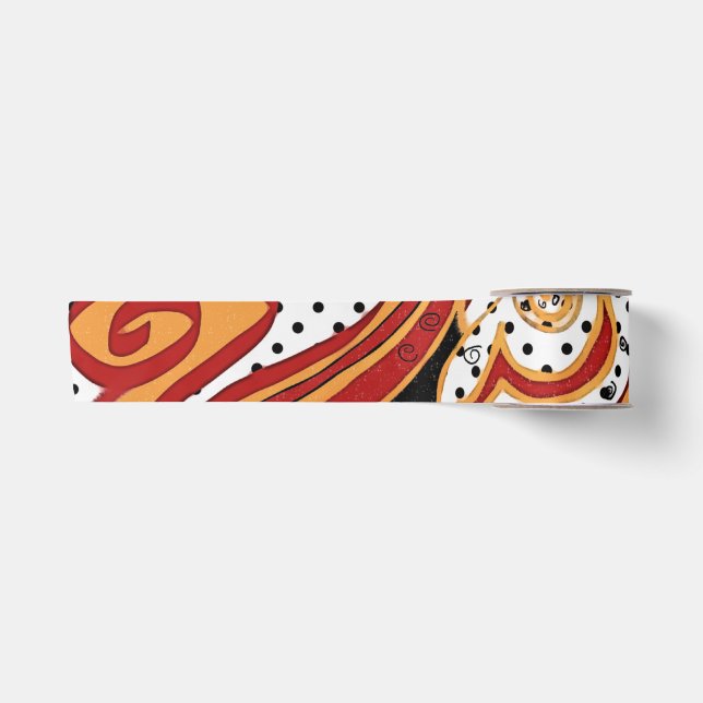 Feuer Satinband (Vorderseite)
