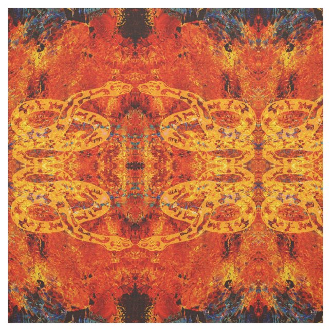 FEUER-SCHLANGE! STOFF (Muster)