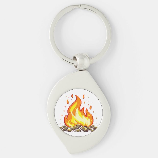 Feuer Schlüsselanhänger (Vorderseite)
