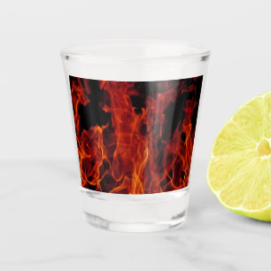 Feuer Schnapsglas