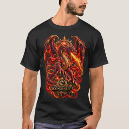 Feuer speiender Drachen-T-Shirt – Epische mythisch T-Shirt