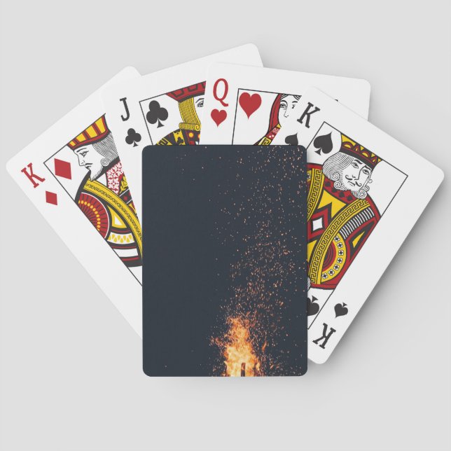 Feuer Spielkarten (Rückseite)