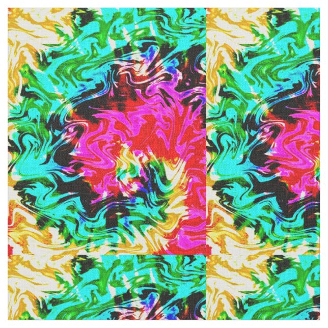 Feuer Sturm Tie Dye, Stoff (Nahaufnahme)