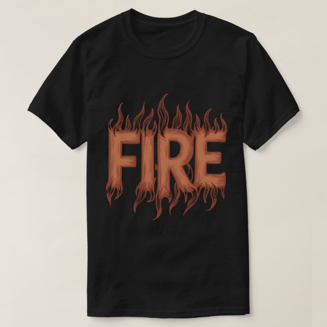 Feuer T-Shirt (Design vorne)