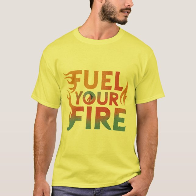 Feuer tanken T-Shirt (Vorderseite)