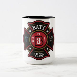Feuer-Tasse des Bataillon-3 Zweifarbige Tasse