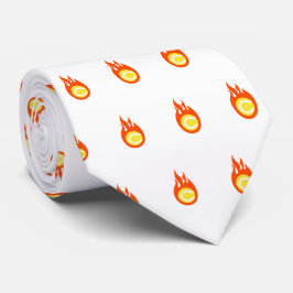 Feuer-Tennis-Balls Moderne Coole Funky Vater Vater Krawatte